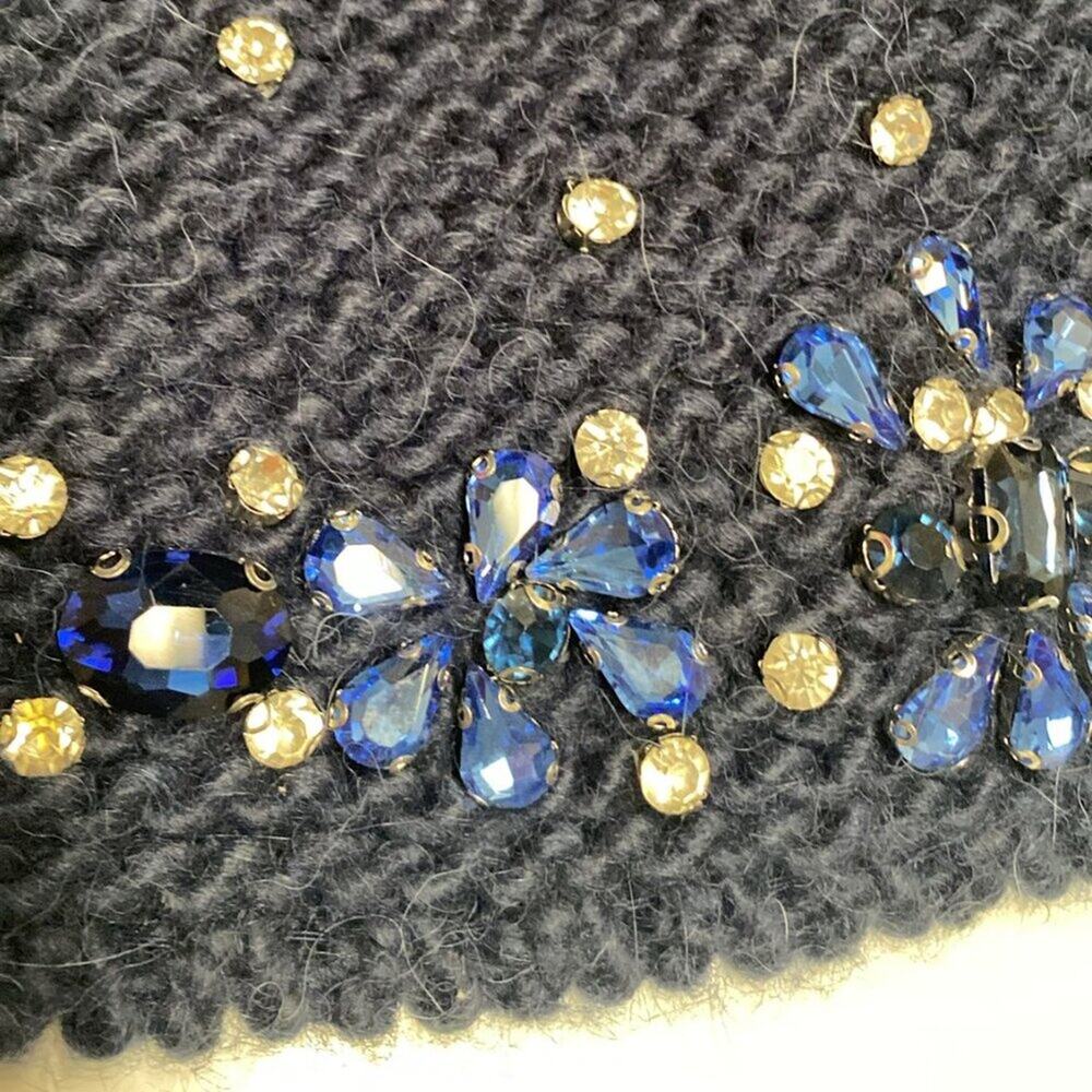 Hat with crystal cuffs and pompom by echo - Picture 5 of 7